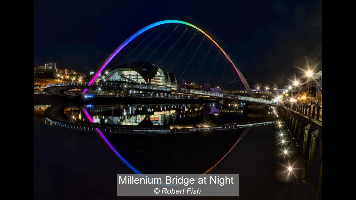 38_Millenium Bridge at Night_Robert Fish